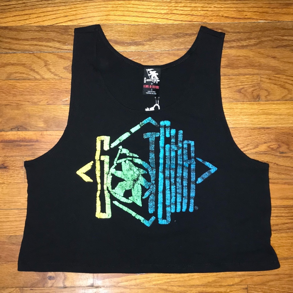 Gotcha Black crop Tank - small